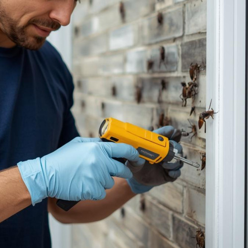 Cockroach pest control includes utensil removal ( 4 bathroom , 1 kitchen)